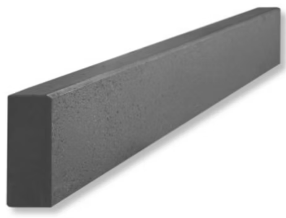 18x Concrete Sleepers 200x50x2340 Blackwood/Charcoal