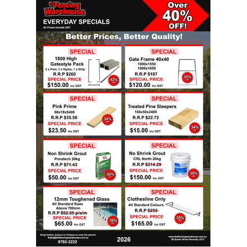 Everyday Specials!