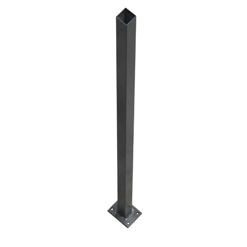 Monument Post 50 x 50 x 1800 Aluminium Flanged